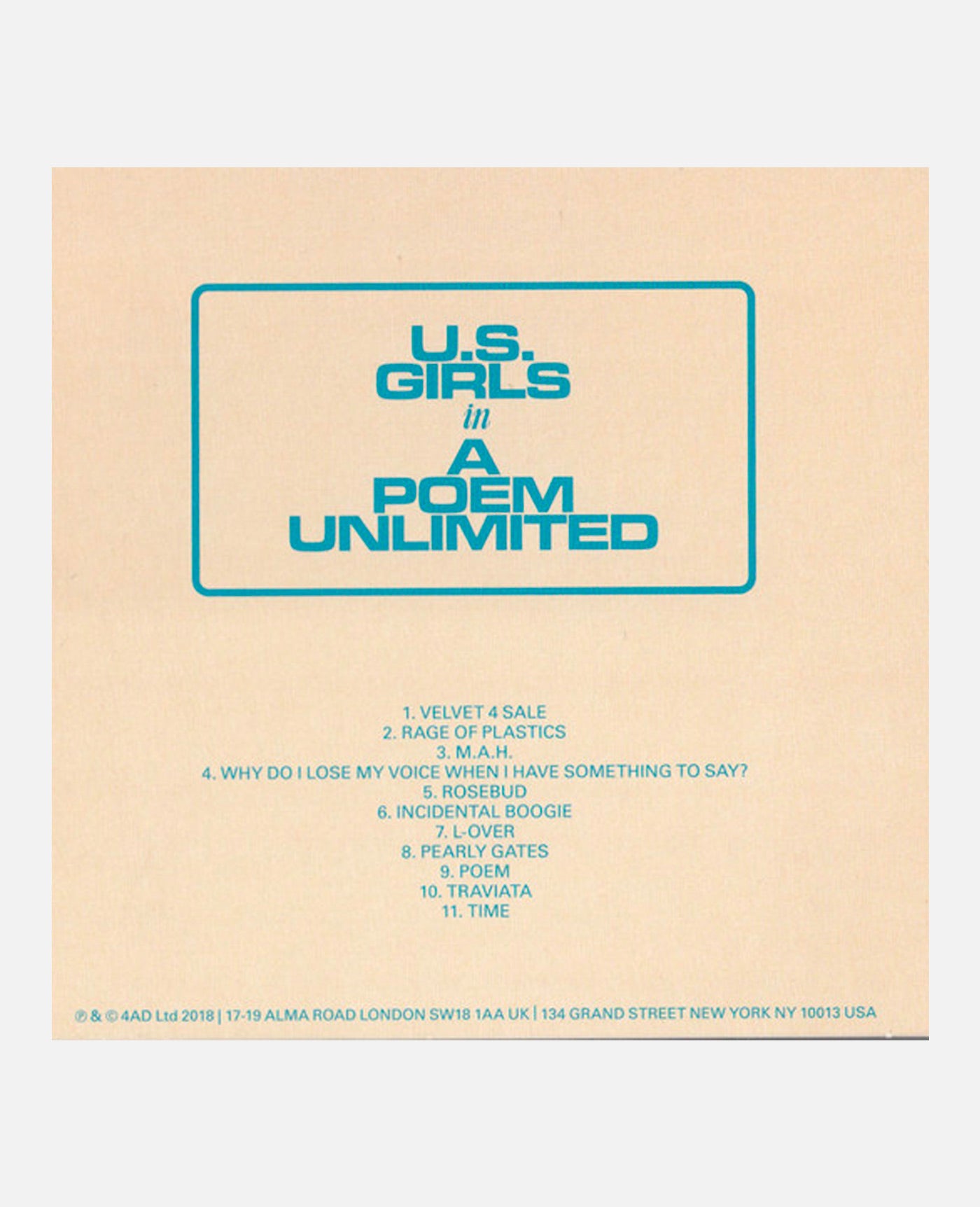 IN A POEM UNLIMITED _ - KOST