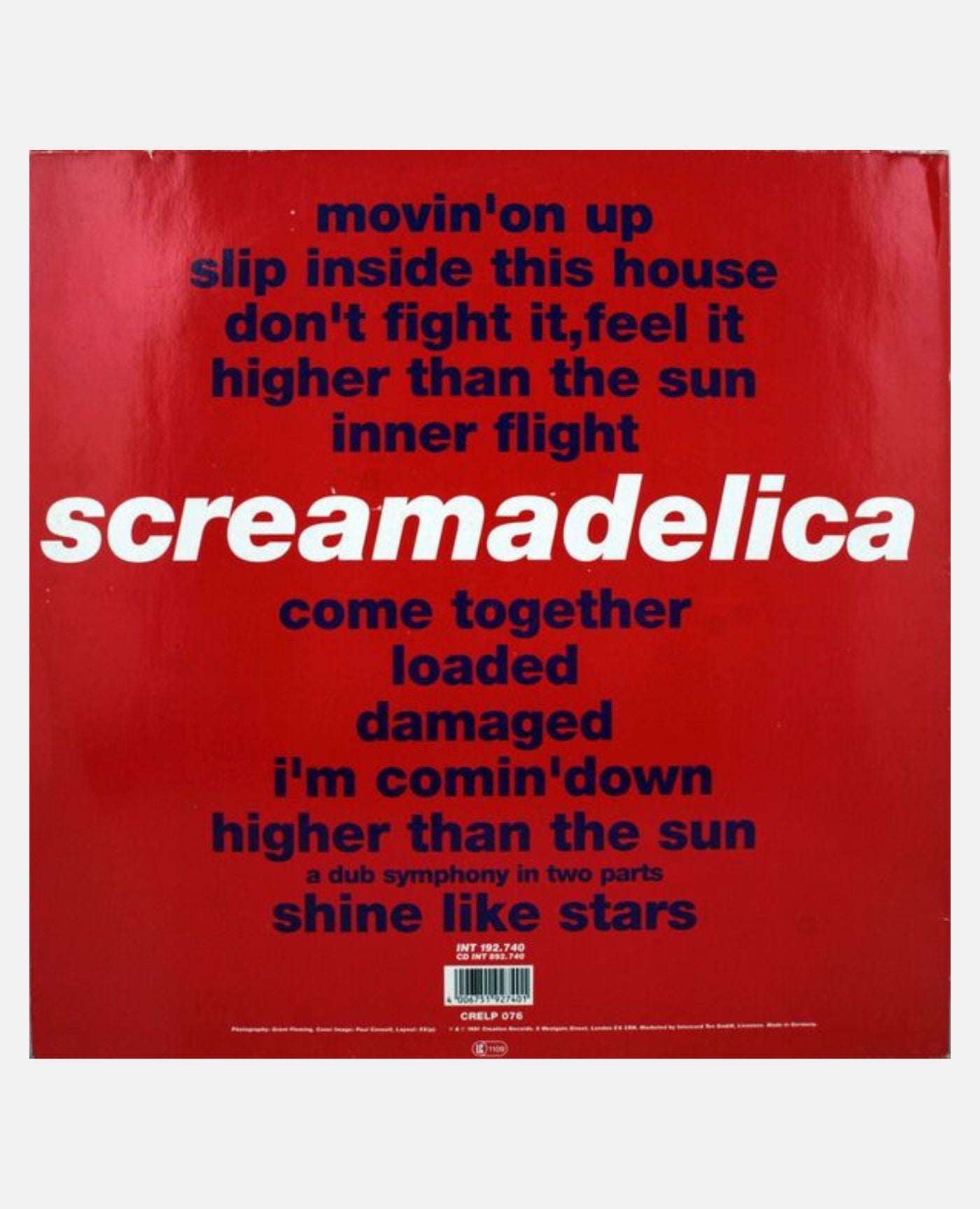 SCREAMADELICA _ - KOST