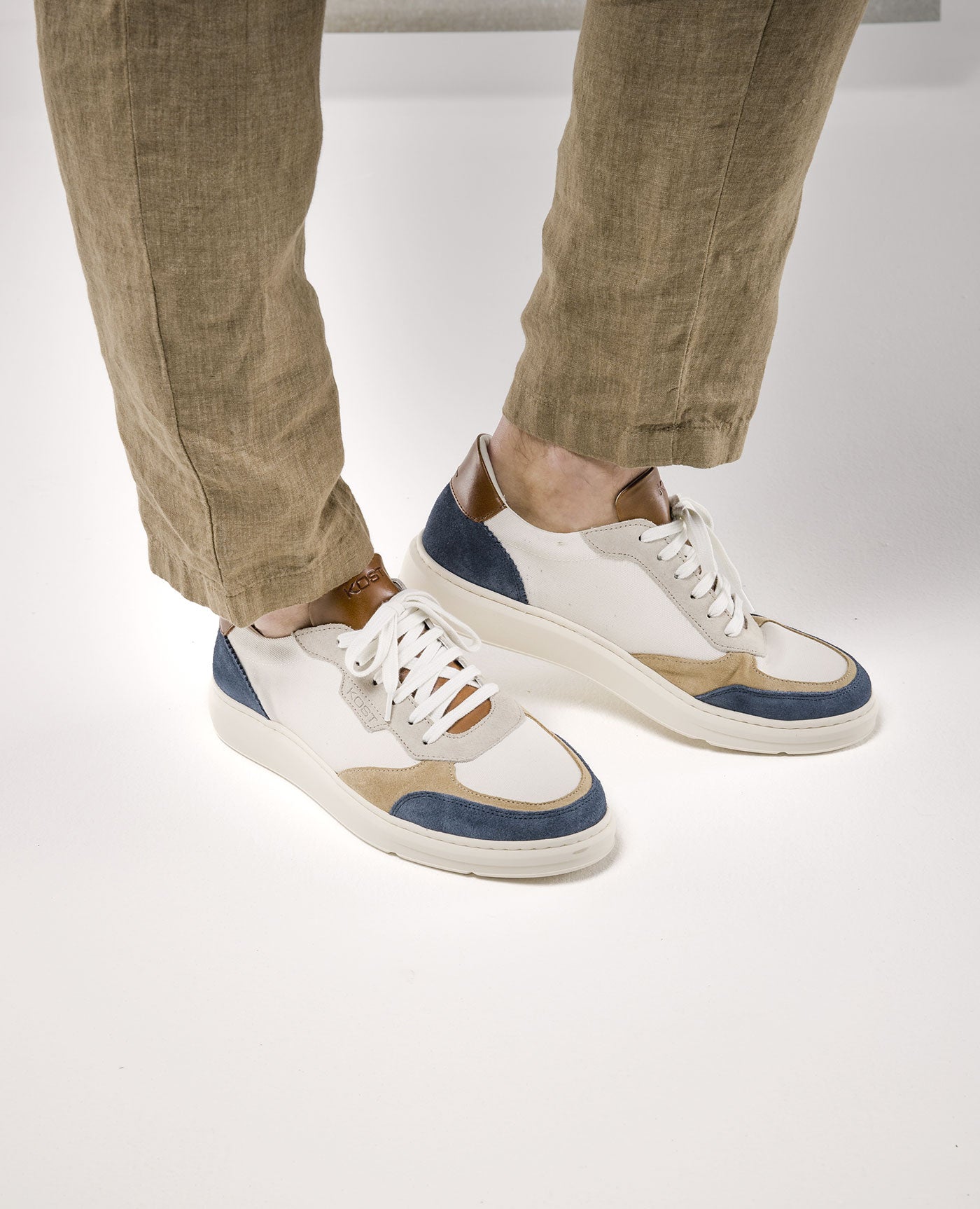 SNOOZE T BLEU+BEIGE+CAMEL - KOST