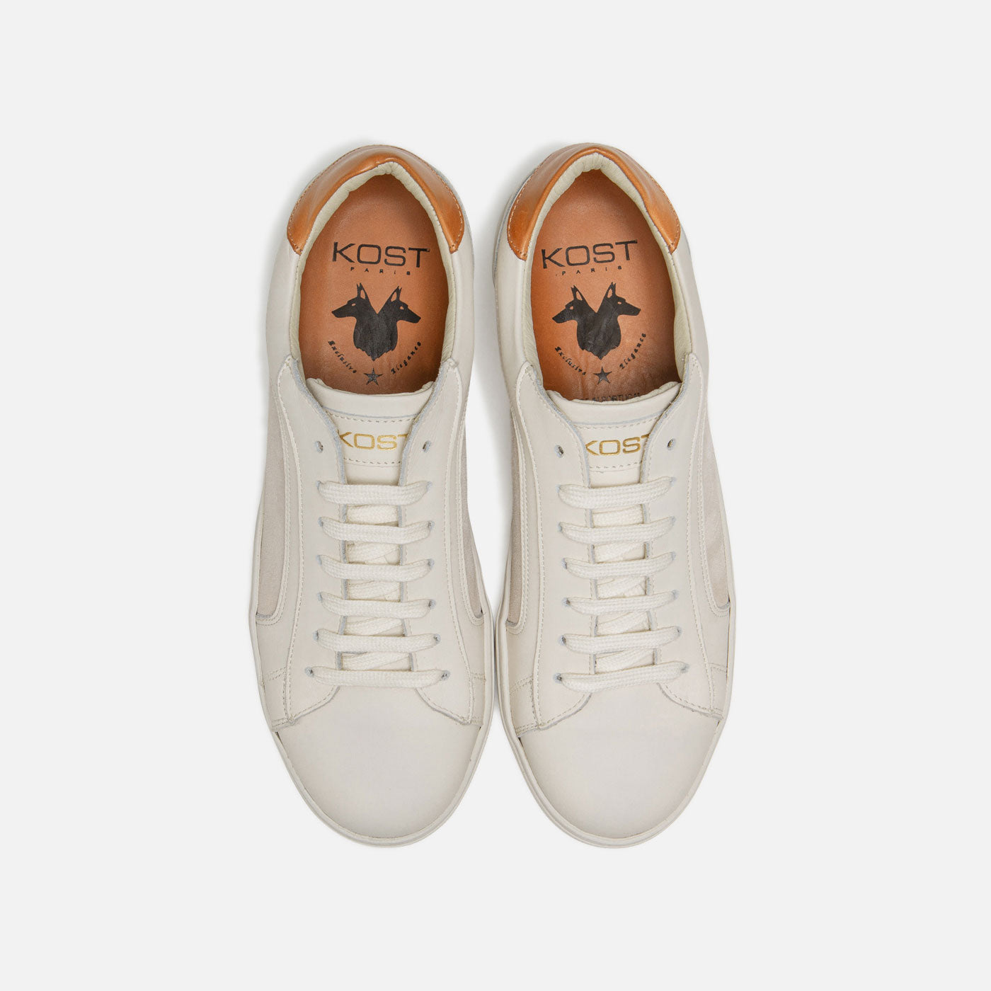 YAHEL RU ECRU+COGNAC - KOST