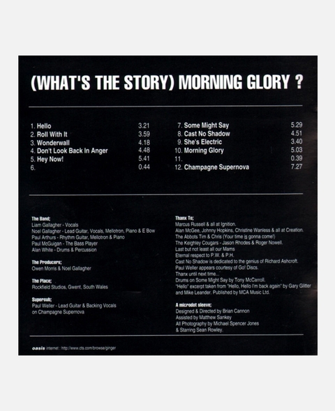 (WHAT S THE STORY) MORNING GLORY